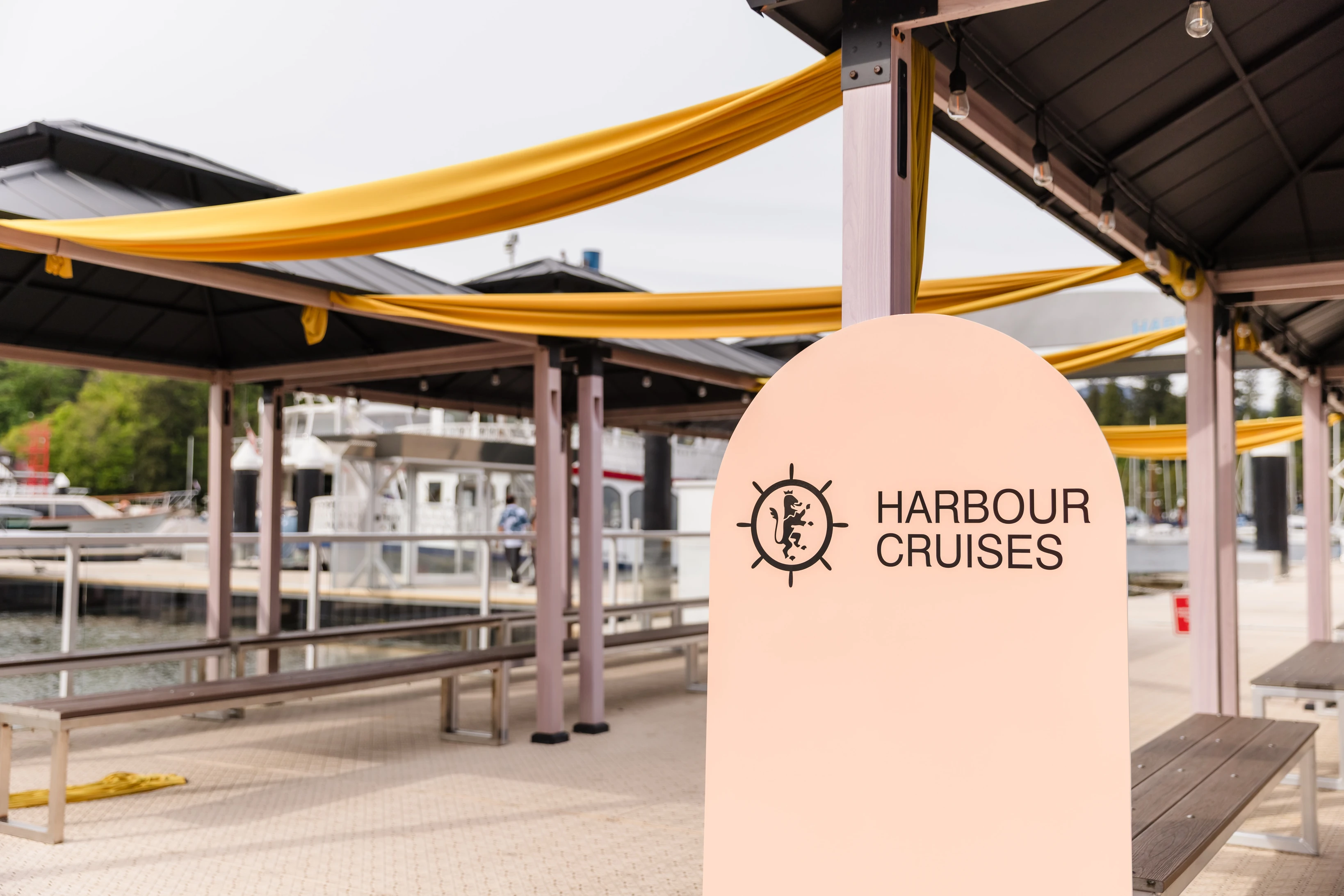 Harbour Cruises guests enjoying a Vancouver harbour experience